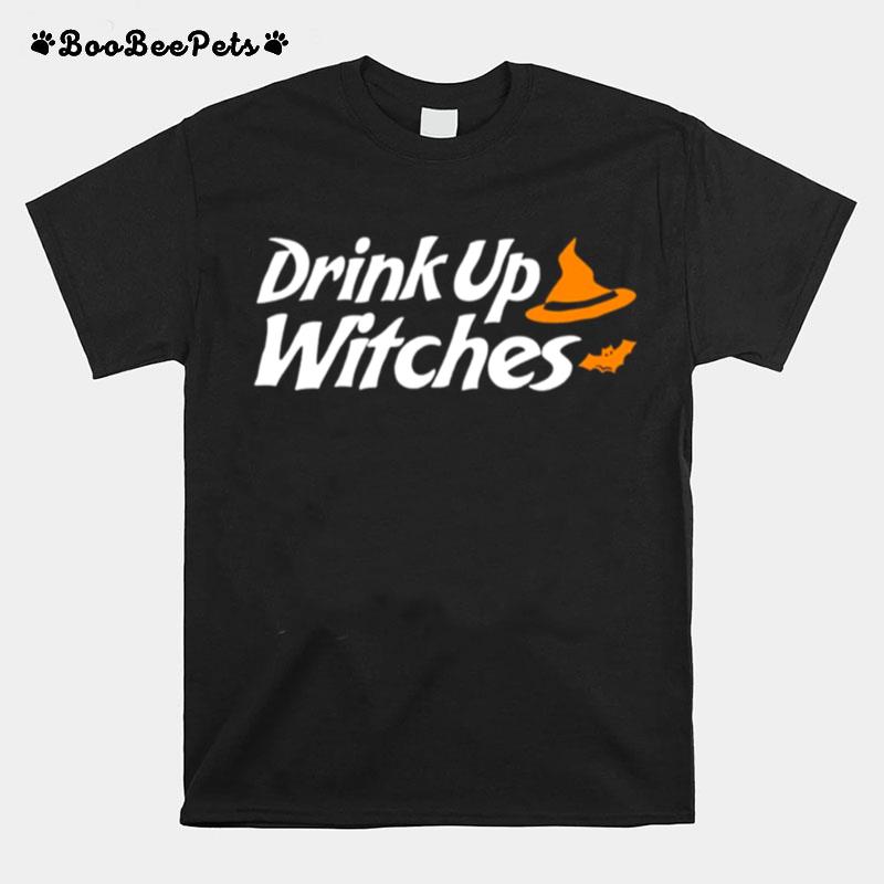 Drink Up Witch Hat Halloween T-Shirt