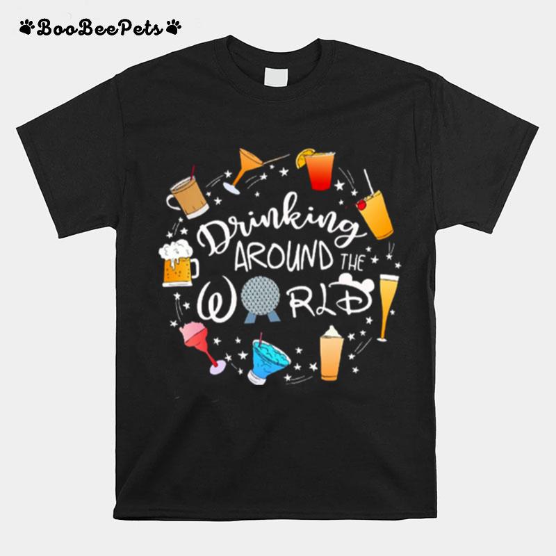 Drinking Around The World Disney Trip Snacks T-Shirt