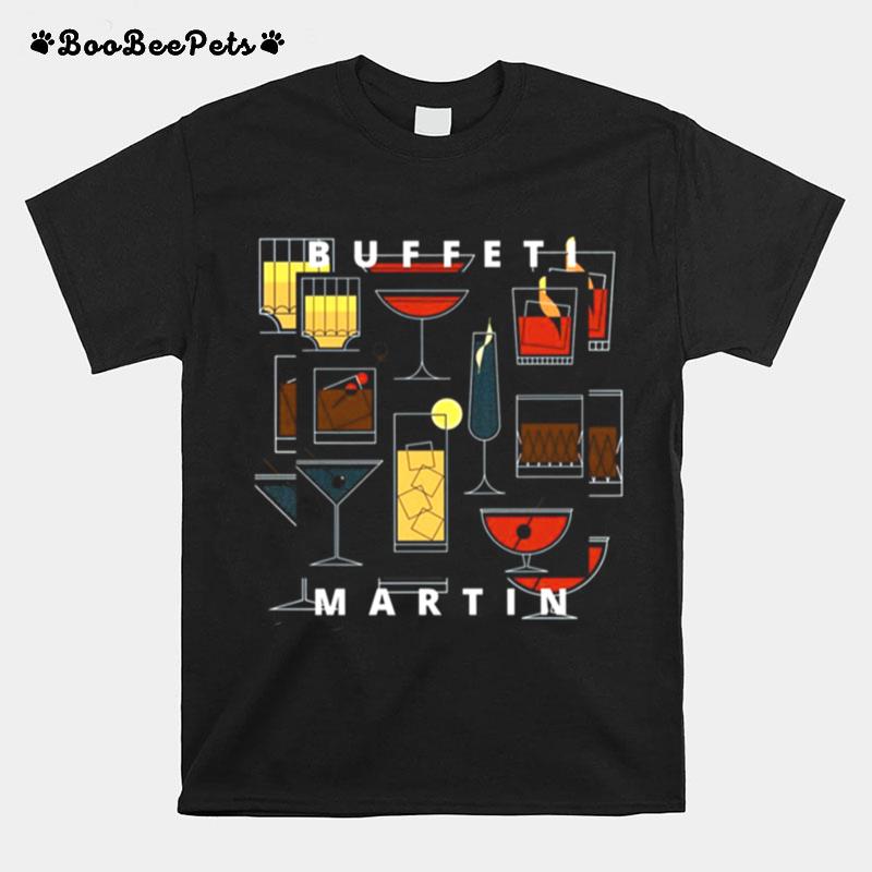 Drinks Graphic Guy Buffet Martini T-Shirt