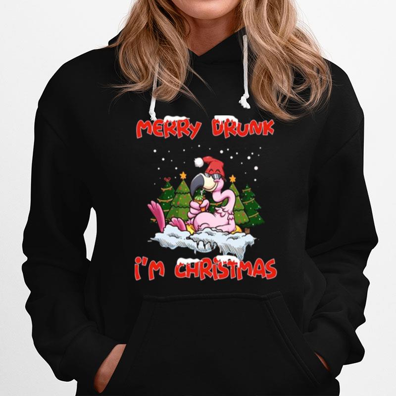 Drunk Christmas Funny Christmas Hoodie