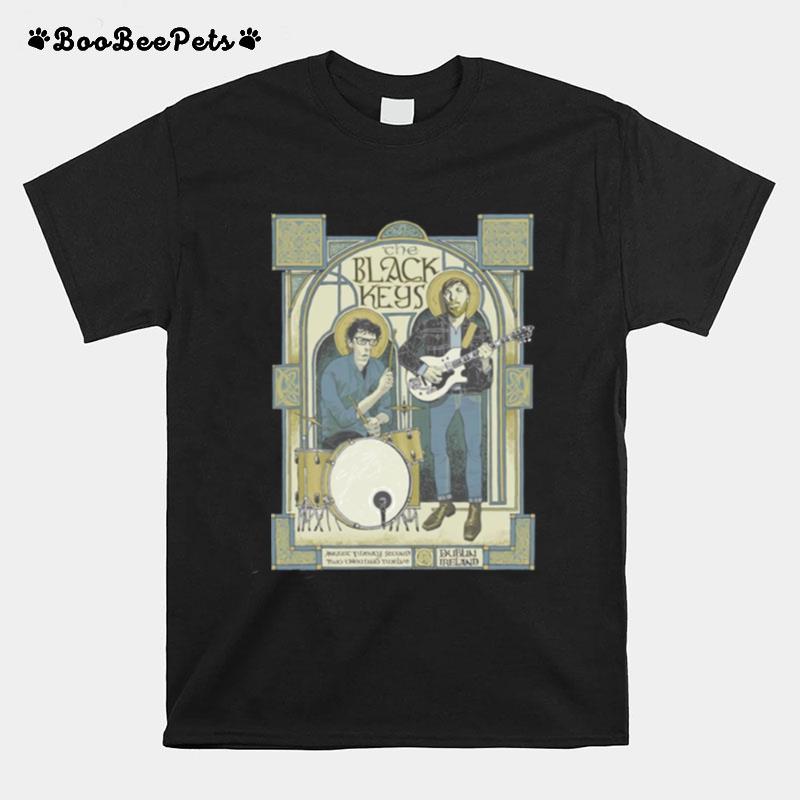 Dublin Ireland The Black Key Rock Duo T-Shirt