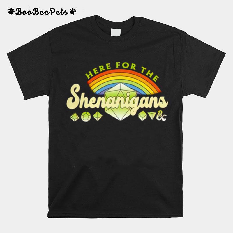 Dungeons And Dragons Merchandise Here For Shenanigans T-Shirt