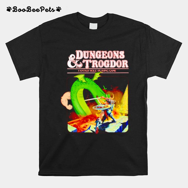 Dungeons Trogdor Fantasy Role Playing Game T-Shirt