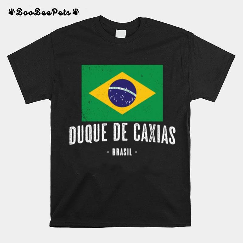 Duque De Caxias Brazil Br Brazilian Flag Merch T-Shirt