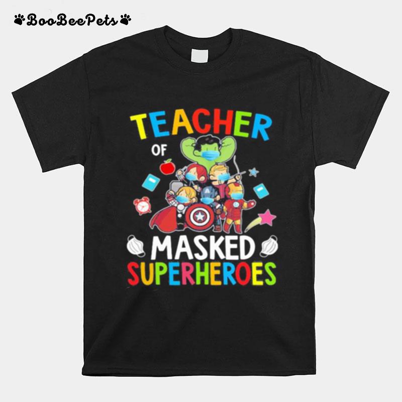 Eacher Masked Superheroes Marvel T-Shirt
