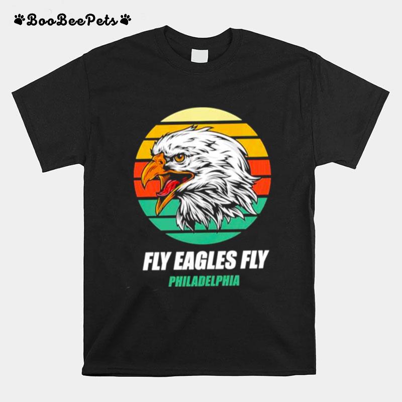Eagle Head Fly Eagles Fly Philadelphia Football T-Shirt