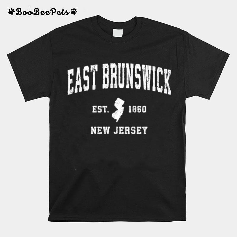 East Brunswick New Jersey Nj Vintage Athletic T-Shirt