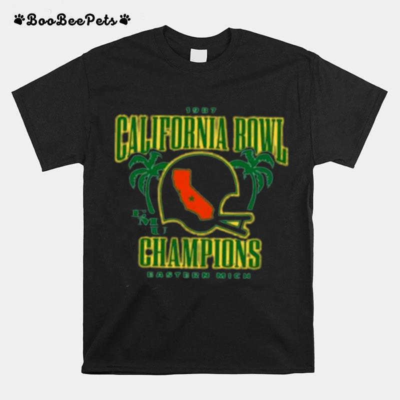 Eastern Michigan 1987 California Bowl T-Shirt