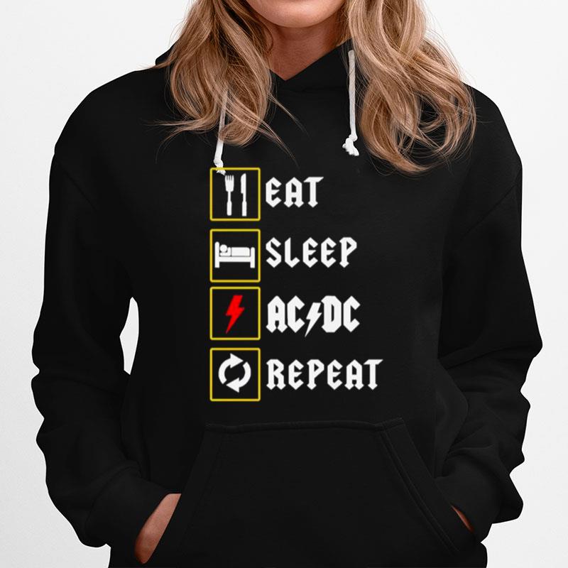 Eat Sleep Ac Dc Repeat 2023 Hoodie