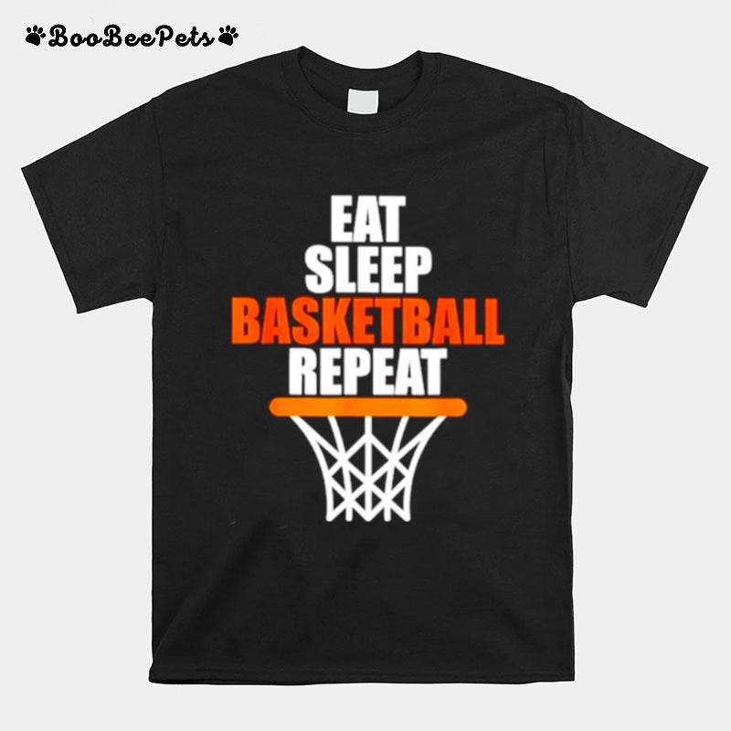 Eat Sleep Basketball Repeat T-Shirt