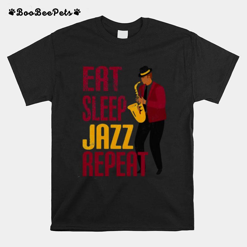 Eat Sleep Jazz Repeat T-Shirt