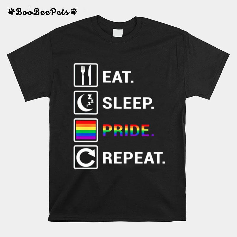 Eat Sleep Pride Repeat T-Shirt