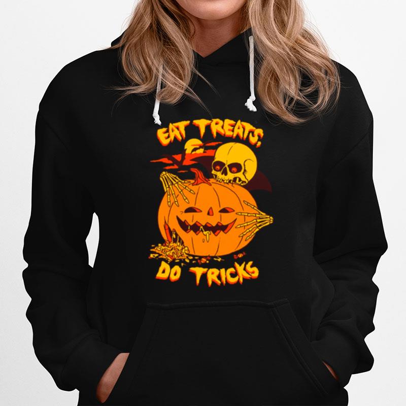 Eat Treats Do Tricks Funny Design For Halloween Hoodie