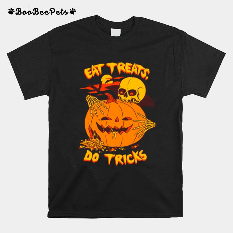 Eat Treats Do Tricks Funny Design For Halloween T-Shirt