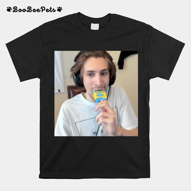 Eating Ice Cream Popsicle Xqc T-Shirt