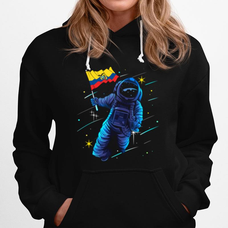 Ecuador Heritage Ecuadorian Astronaut Moon Hoodie