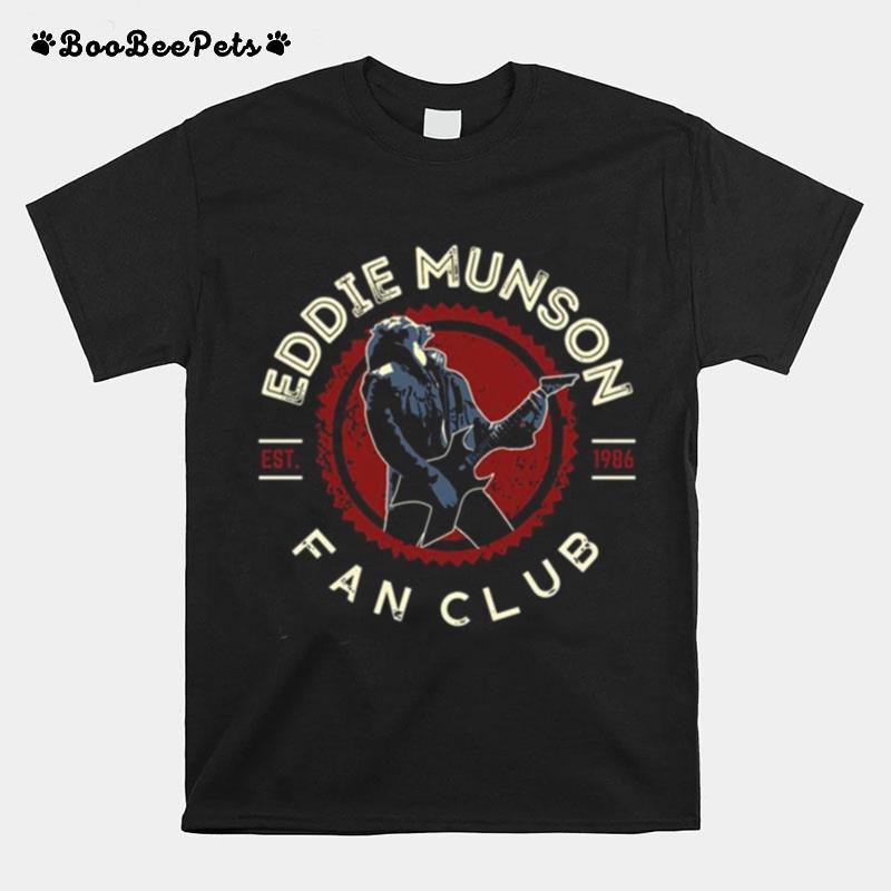 Eddie Munson Guitar Fan Club Halloween T-Shirt