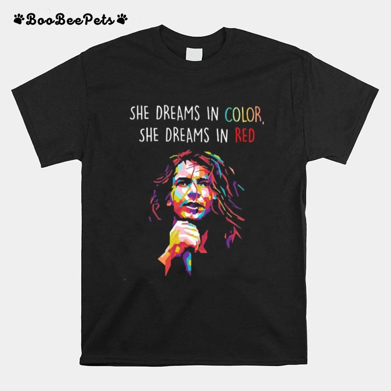 Eddie Vedder She Dreams In Color She Dreams In Red T-Shirt