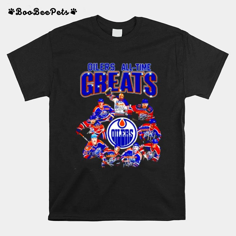 Edmonton Oilers All Time Greats Signature T-Shirt