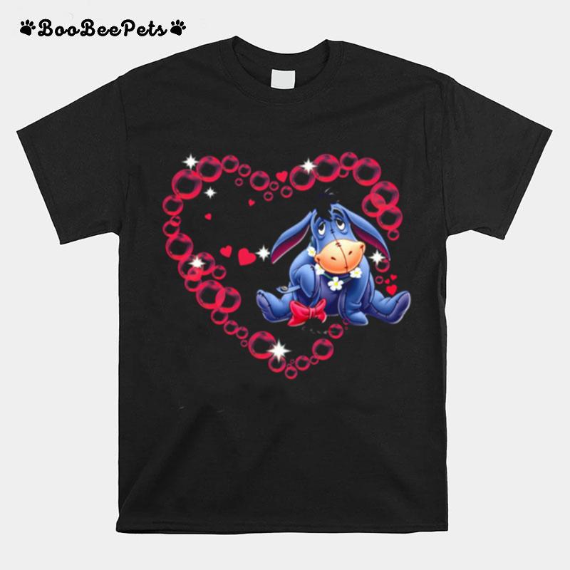 Eeyore Heart Valentine Day T-Shirt