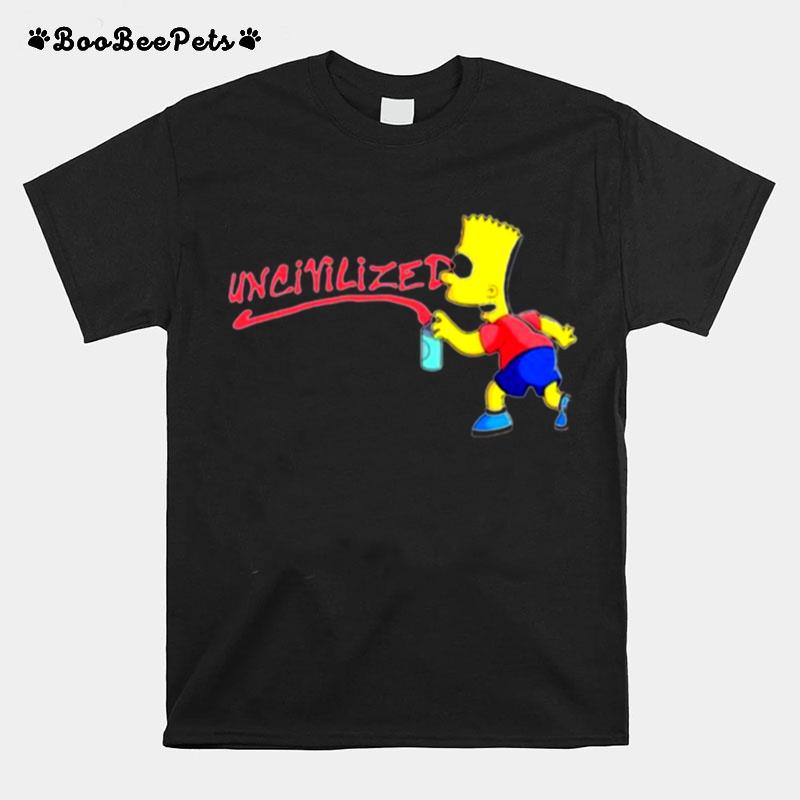 El Barto Uncivilized T-Shirt