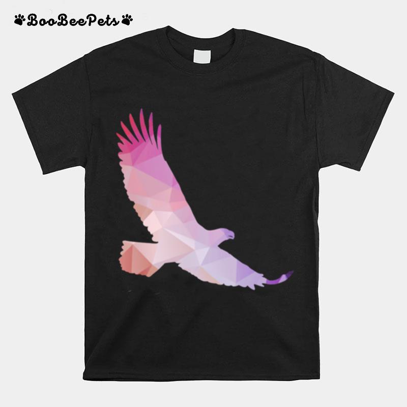 Elegant Flying Eagle Trippy Silhouette T-Shirt