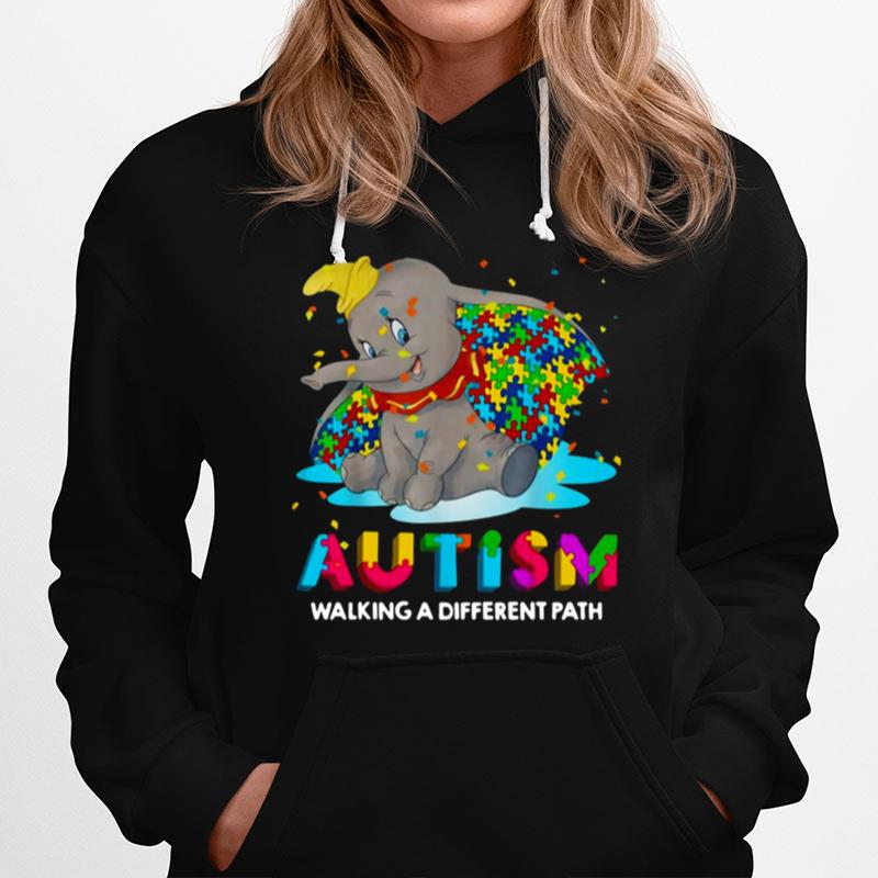 Elephant Autism Walking A Different Path Hoodie