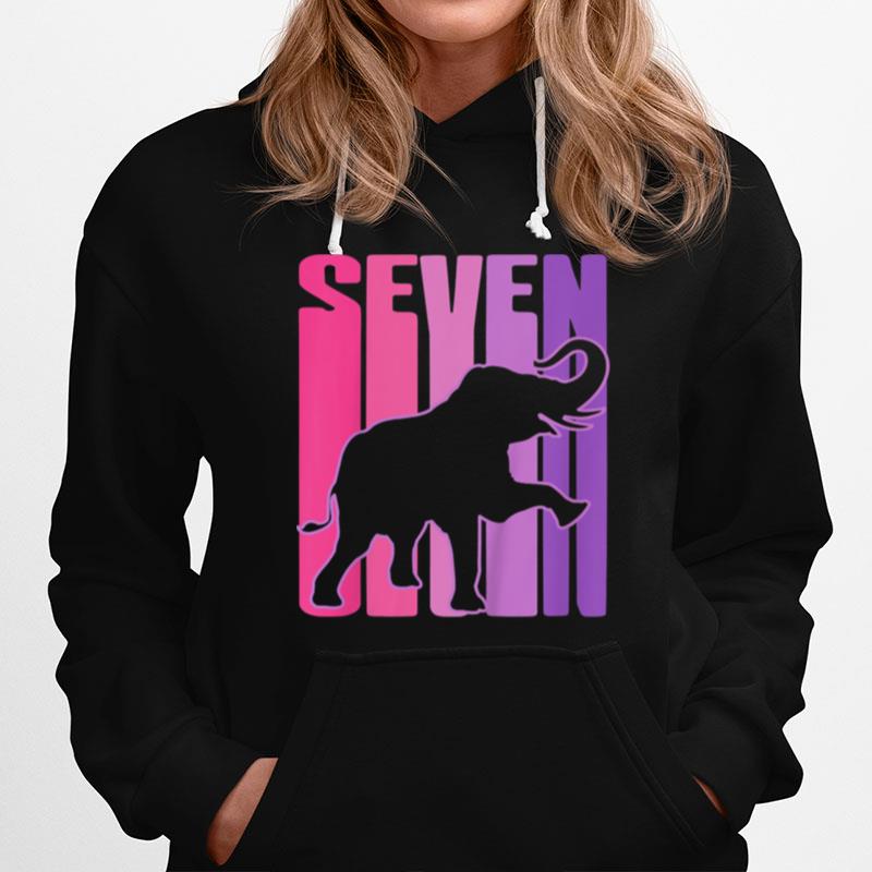 Elephant I 7 Years Old Hoodie