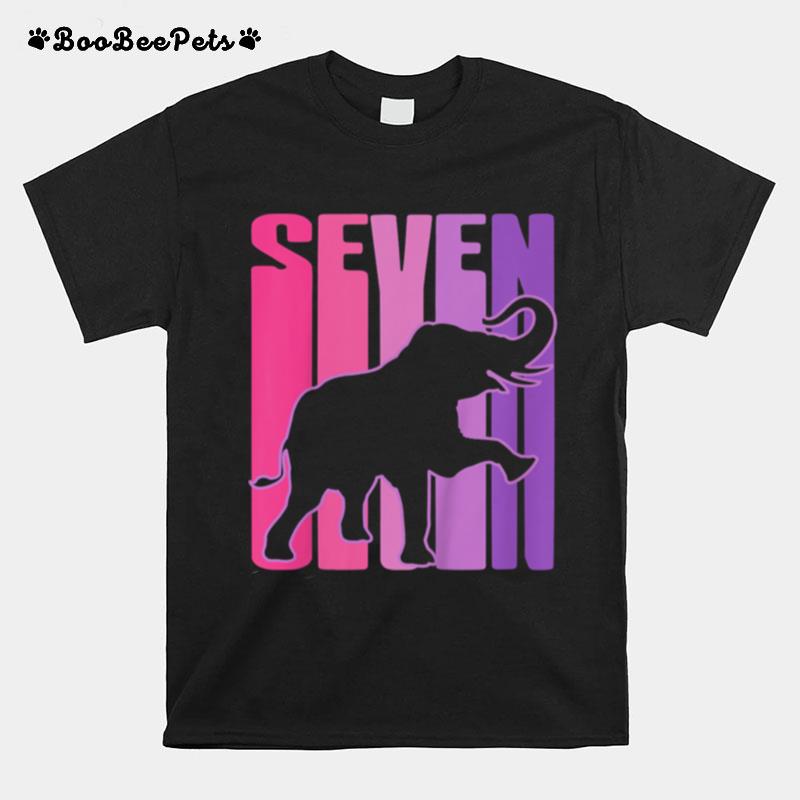 Elephant I 7 Years Old T-Shirt