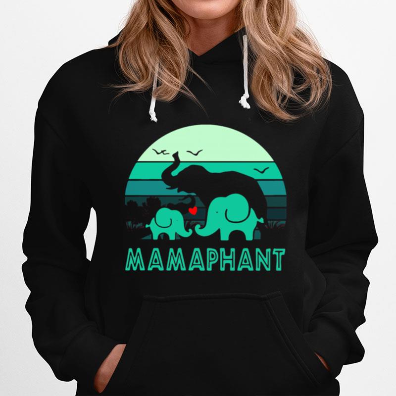 Elephant Mamaphant Mothers Day Hoodie