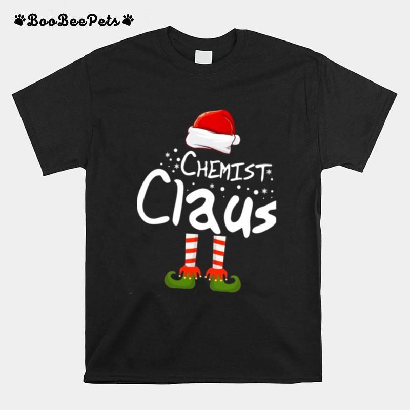 Elf Chemist Claus Christmas T-Shirt