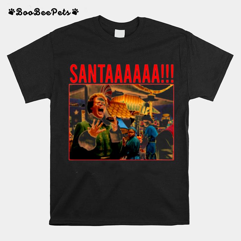 Elf Santa Scream A Christmas Story T-Shirt