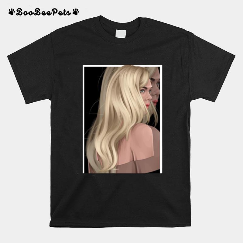 Elle Fanning Artwork T-Shirt