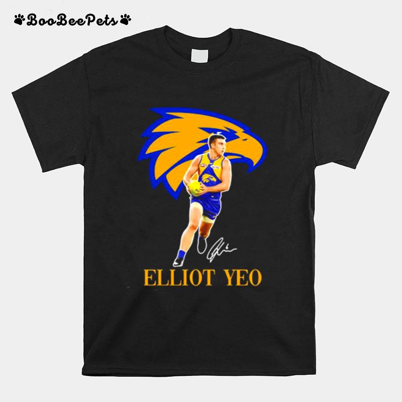 Elliot Yeo Player Of Team Philadelphia Eagles Football Signature T-Shirt