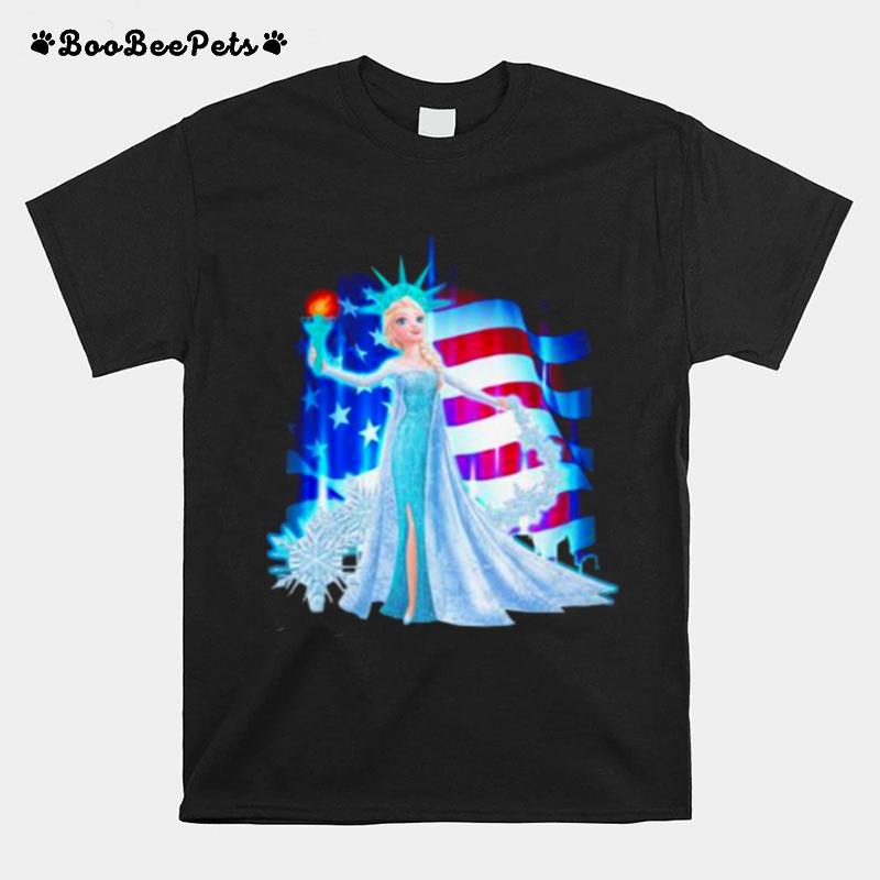 Elsa 4Th Of July Independence T-Shirt