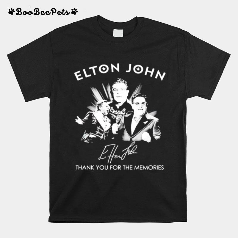 Elton John Thank You For The Memories Signature T-Shirt