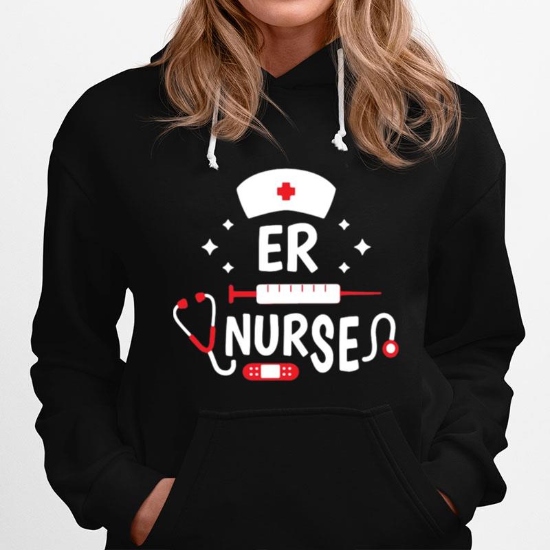 Emergency Room Registered Er Nurse Hospital Rn Staff Hoodie