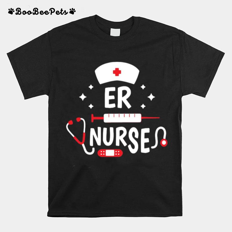 Emergency Room Registered Er Nurse Hospital Rn Staff T-Shirt