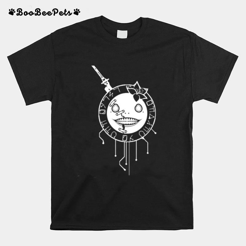 Emil White On Black Nier Automata T-Shirt