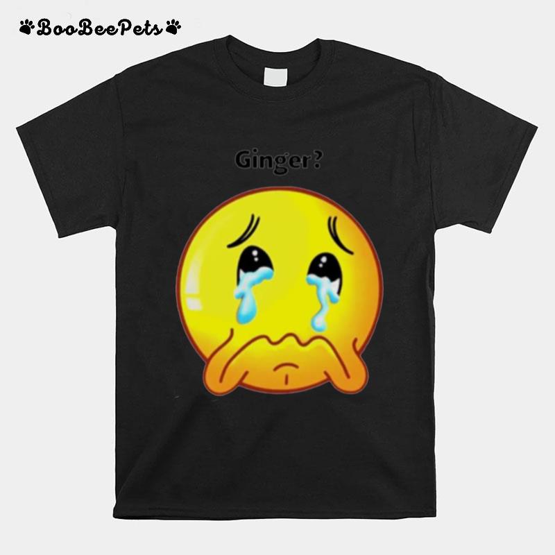 Emoji Cry Ginger T-Shirt