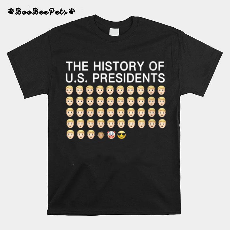 Emojis History Of Us Presidents Biden T-Shirt