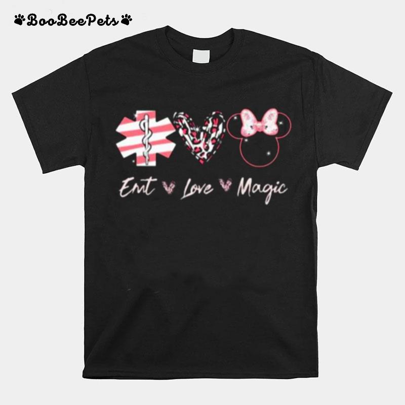 Emt Love Magic Lepoard Mickey T-Shirt