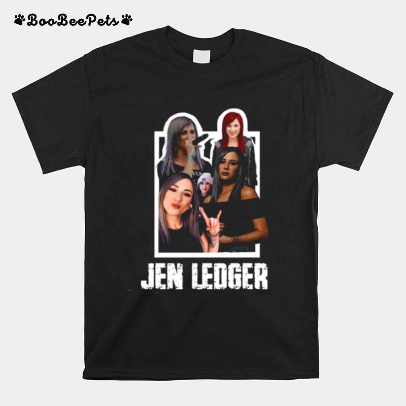 English Singer Co Vocalist Jen Ledger Skillet Band T-Shirt