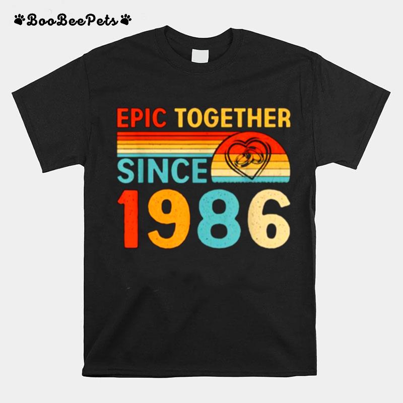 Epic Together Since 1986 Vintage Sunset T-Shirt