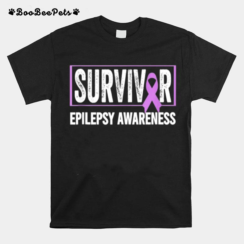 Epilepsy Awareness Epilepsy Awareness Survivor T-Shirt