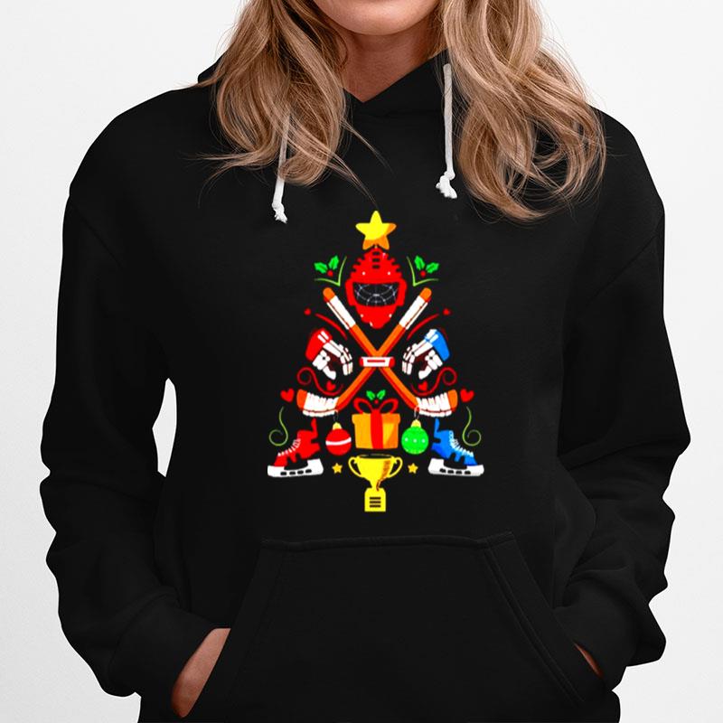 Equipped Hockey Christmas Tree Hoodie