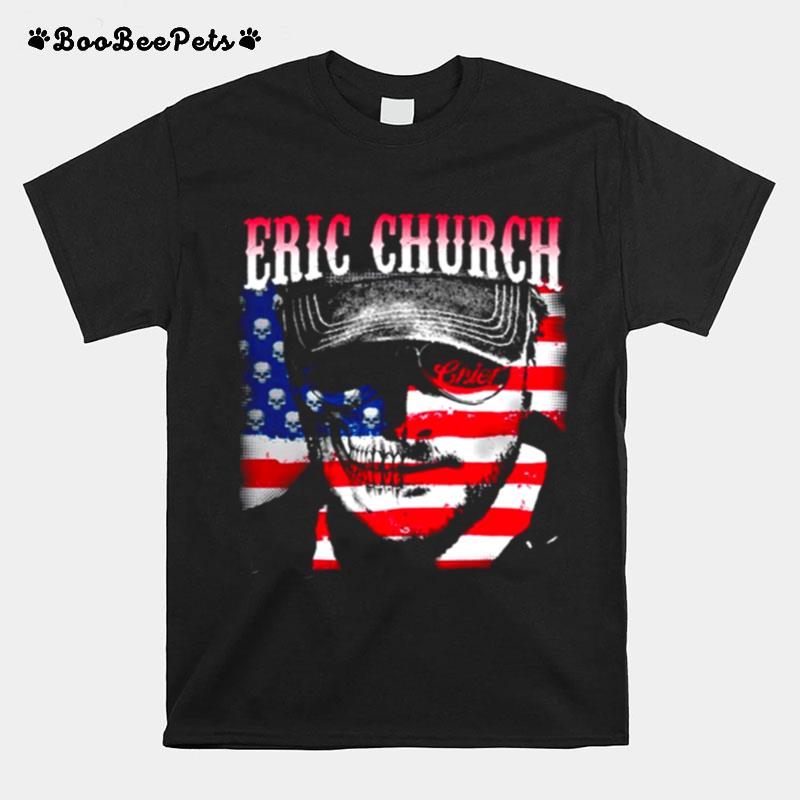 Eric Church Mix American Flag T-Shirt