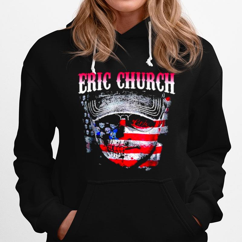 Erics Churchs Music Legend American Flag Hoodie