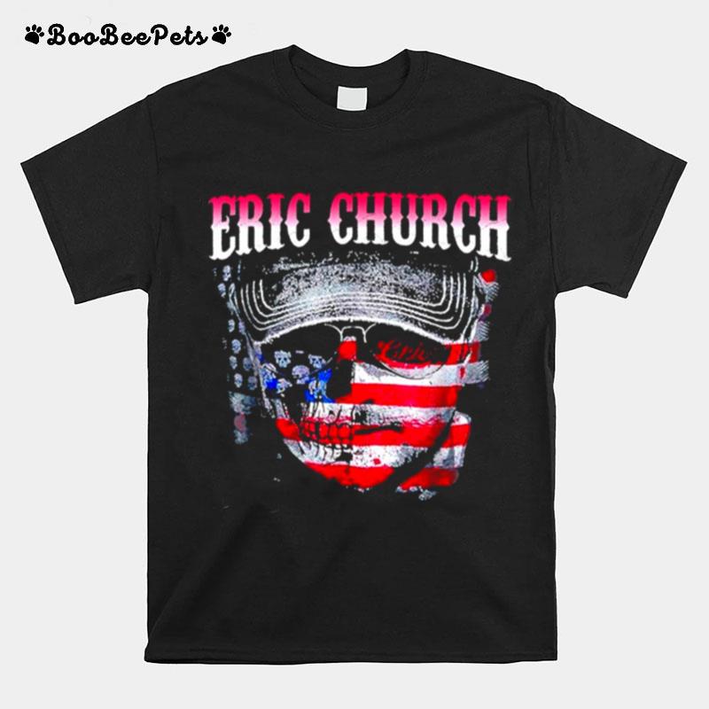 Erics Churchs Music Legend American Flag T-Shirt