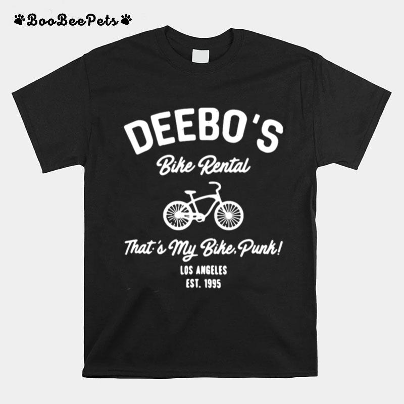 Es 1995 Deebos Bike Rentals Thats My Bike Punk T-Shirt